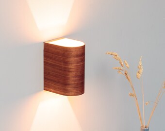 Hallway light fixture — wood wall sconce — wall lamp — light fixture — bedside lamp — wall sconce light — rustic modern