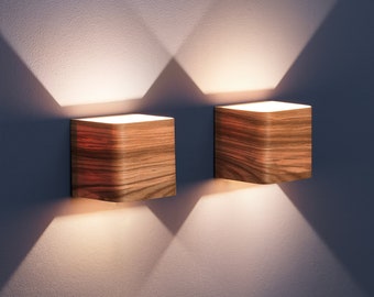 2 sconces set — 2 wall lamps set — curved plywood — wood wall sconces— wall lamps — light fixtures  — wall sconce lights — rustic modern