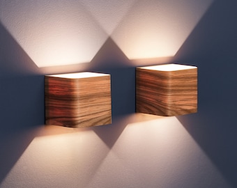 2 sconces set — 2 wall lamps set — curved plywood — wood wall sconces— wall lamps — light fixtures  — wall sconce lights — rustic modern