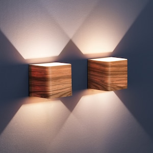 2 sconces set — 2 wall lamps set — curved plywood — wood wall sconces— wall lamps — light fixtures  — wall sconce lights — rustic modern