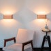 2 sconces set — wood wall sconces — wall lamps — light fixtures — bedside lamps — wall sconce light — rustic modern