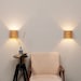 2 sconces set — 2 wall lamps set — curved plywood — wood wall sconces— wall lamps — light fixtures  — wall sconce lights — rustic modern 