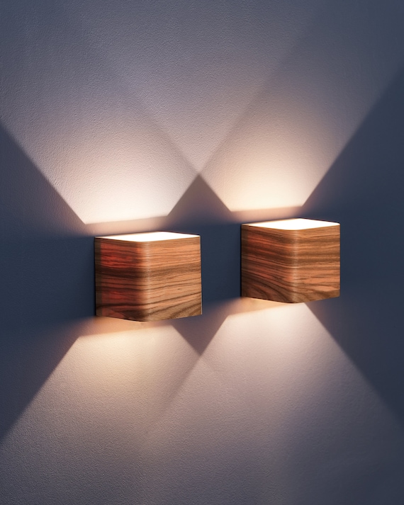 Wood effect wall lights deals