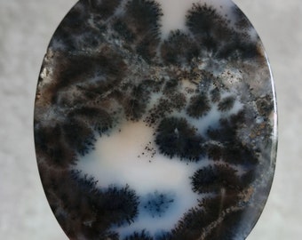 Natural dendritic agate. Dendritic landscape. Kazakhstan agate. Agate slice. Large landscape agate. Collection stone. Rare agate