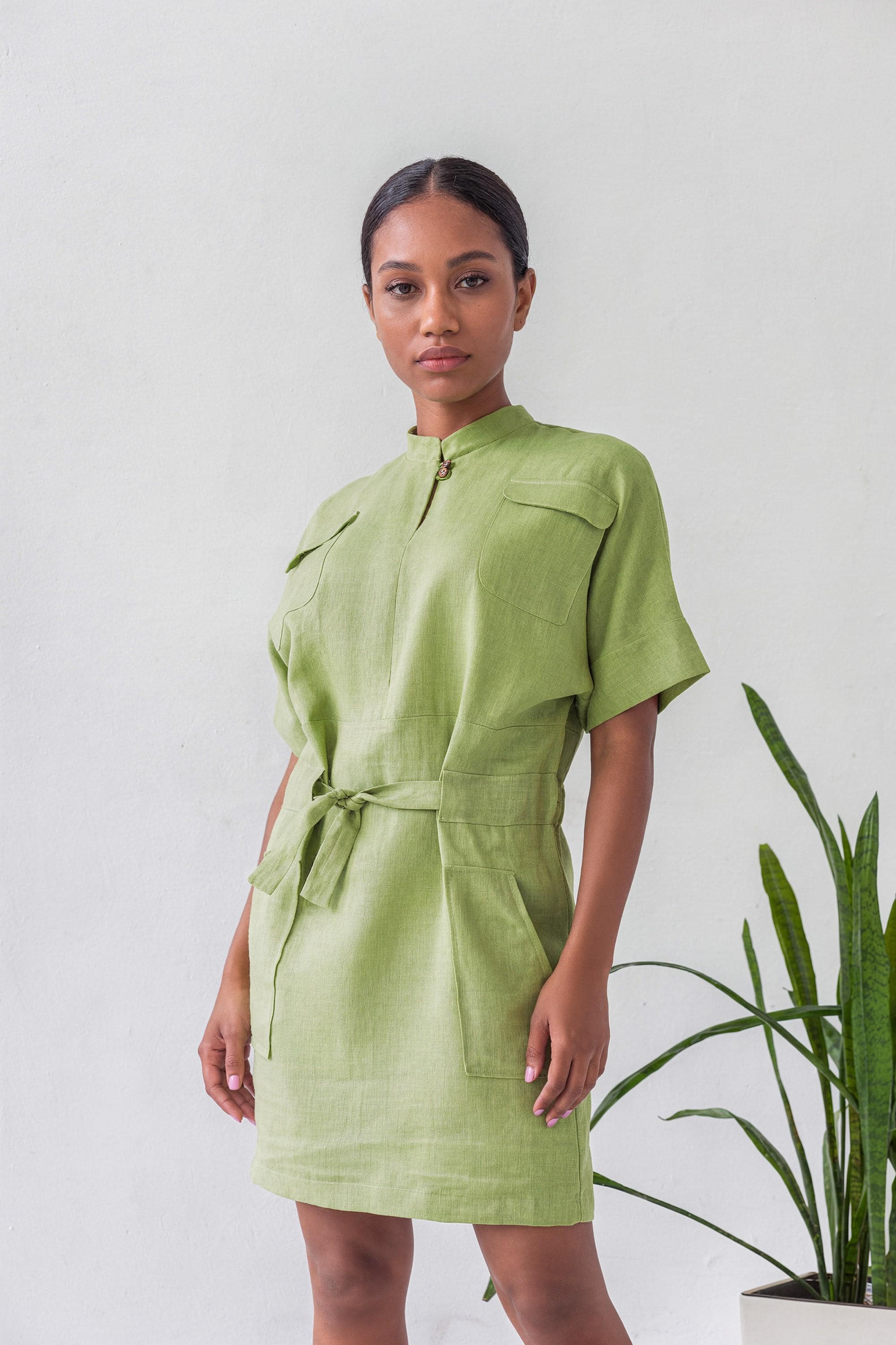 slim fit dress slacks 2017 Military Inspired Tulle Dress, Size 4 – MARTINI CONSIGNMENT main image 1