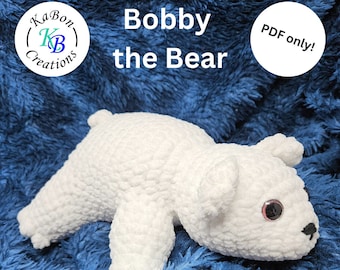 Bobby the Bear No-Sew Crochet Pattern