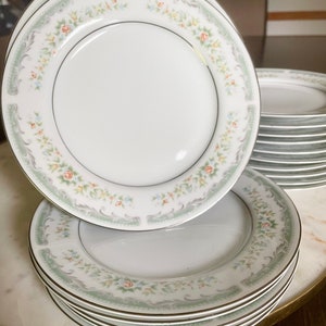Vintage Fine China of Japan - Roseville Pattern - Juego de vajilla para 8