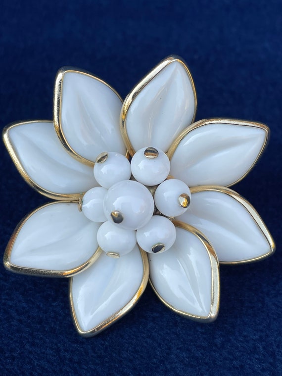 Vintage Brooch Coro Jewelry - Coro Enamel - Costum