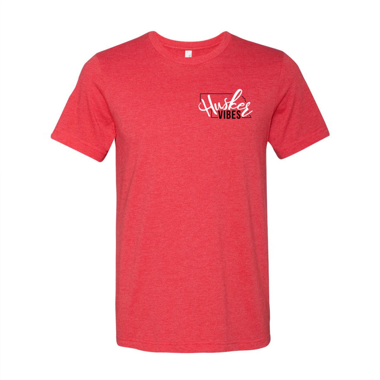 Husker Vibes Tee Nebraska Huskers Shirt Cornhuskers Tee Big Etsy