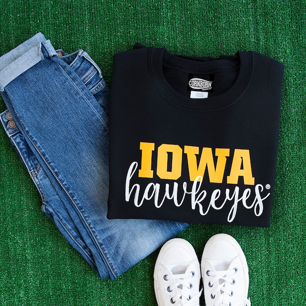 Iowa Hawkeyes Sweatshirt | Iowa Hawkeyes shirt university of Iowa shirt iowa hawks tee shirt Iowa Hawkeye tee shirt iowa shirt boutique iowa