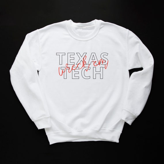 Texas Tech Wreck Em Sweatshirt Guns up 