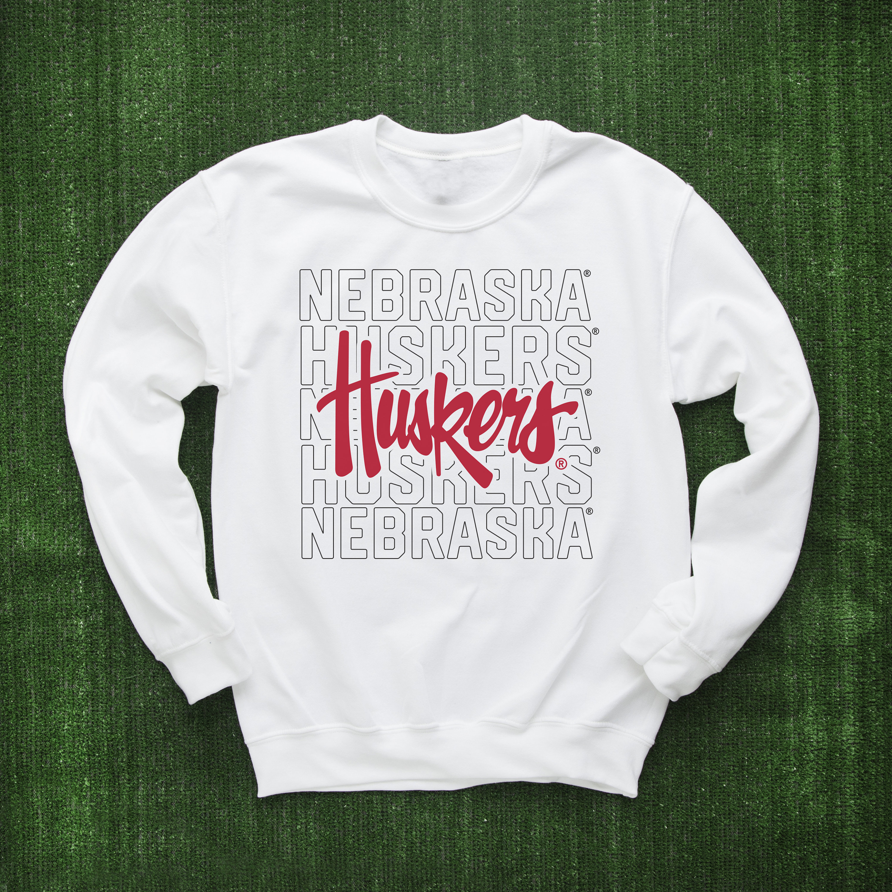 Huskers University of Nebraska Sweatshirt Go Big Red Sweatshirt Nebraska  Huskers Fan Gift Nebraska State Sweater Huskers Crewneck Sweatshirt 