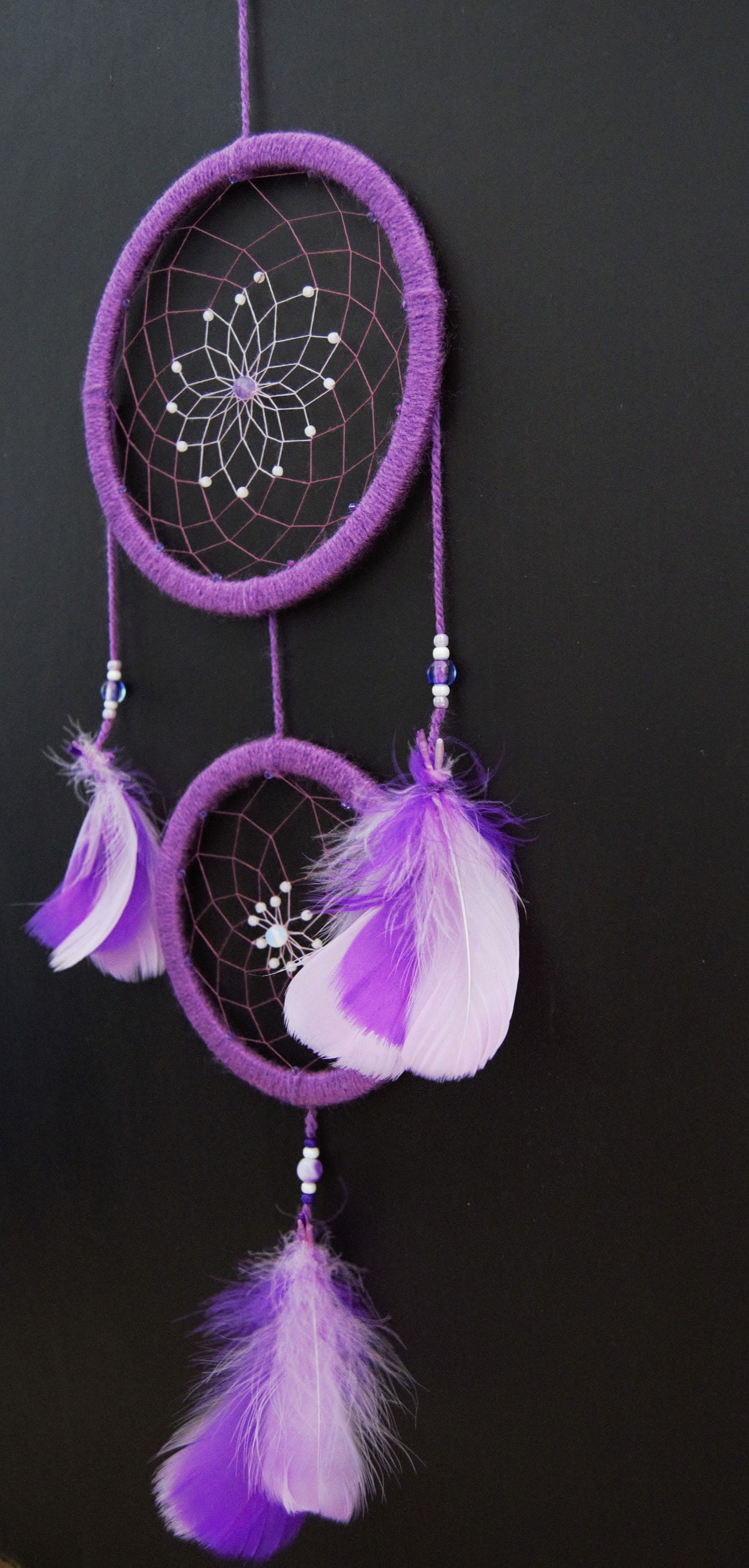 Purple dream catcher purple dream catcher moonstonesymbol Etsy