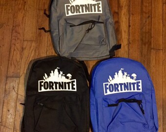 Fortnite Backpack Etsy - fortnite inspired backpack back to school accessories gamer backpacks gamer gifts video gamer christmas gift boys school backpack