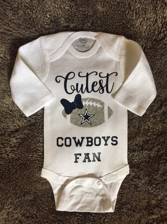 dallas cowboys baby girl onesie