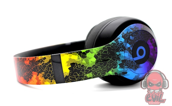 Beats By Dre Studio 3 Rainbow Hex Kopfhorer Bluetooth Studio Etsy