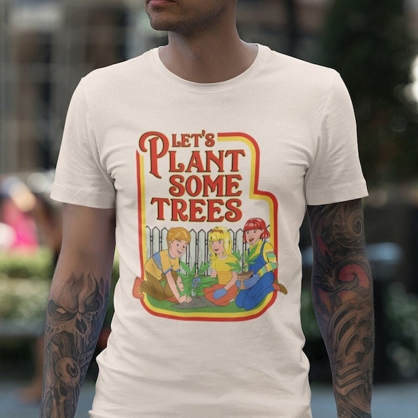 420 Weed T-Shirt, Let's Plant Some Trees Shirt, Funny Gifts For 420 Lovers, Gift For Stoner Boyfriend, Vintage Cannabis Tee, Weed Grower Tee