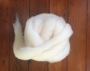 Romeldale Wool Roving - Lizzie (2 oz balls)
