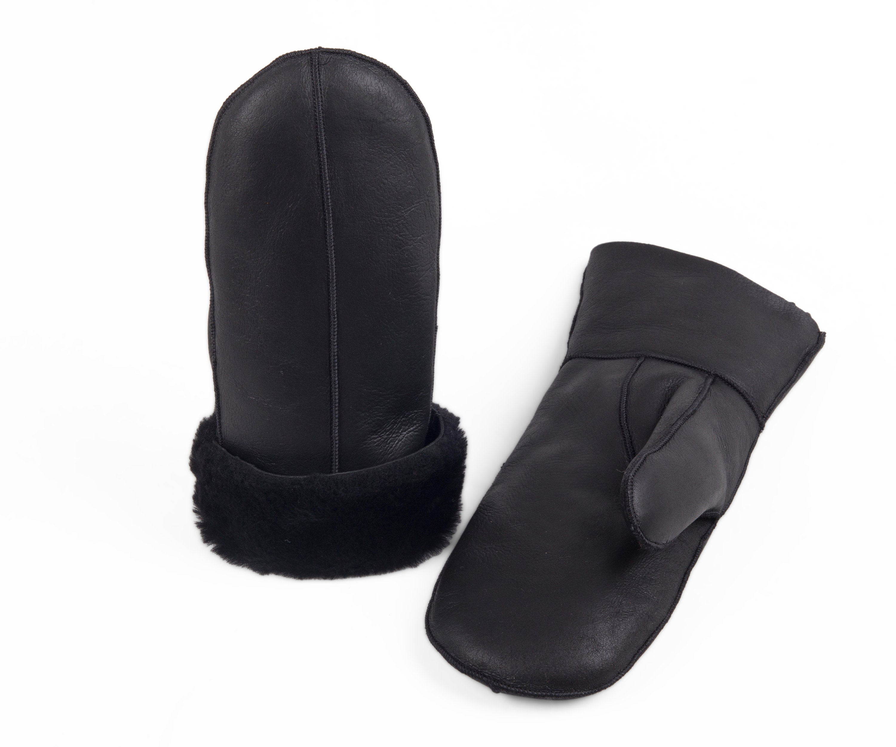 Women's Premium Shearling Sheepskin Fur Mittens | Etsy