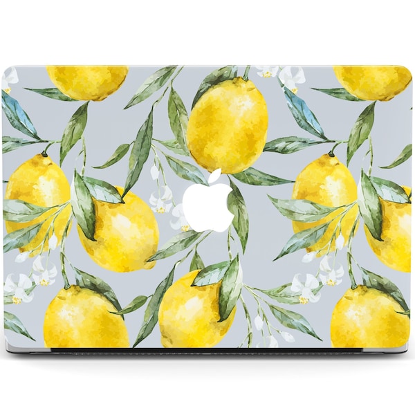 Lemon Tree Macbook Pro 15 2019 Case Fresh Macbook Air 13.3 Inch Laptop Hard Shell Citrus Macbook 12 Case Fruit Mac 11 Hard Sleeve YD1061