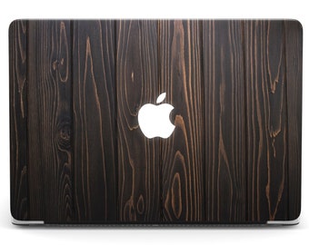 Dark Wood Macbook Pro 14 2021 Case Macbook Pro 16 M1 Case Macbook Pro 15 inch 2019 Case Vintage Macbook Air 13 2020 Case Macbook 12 YD1074