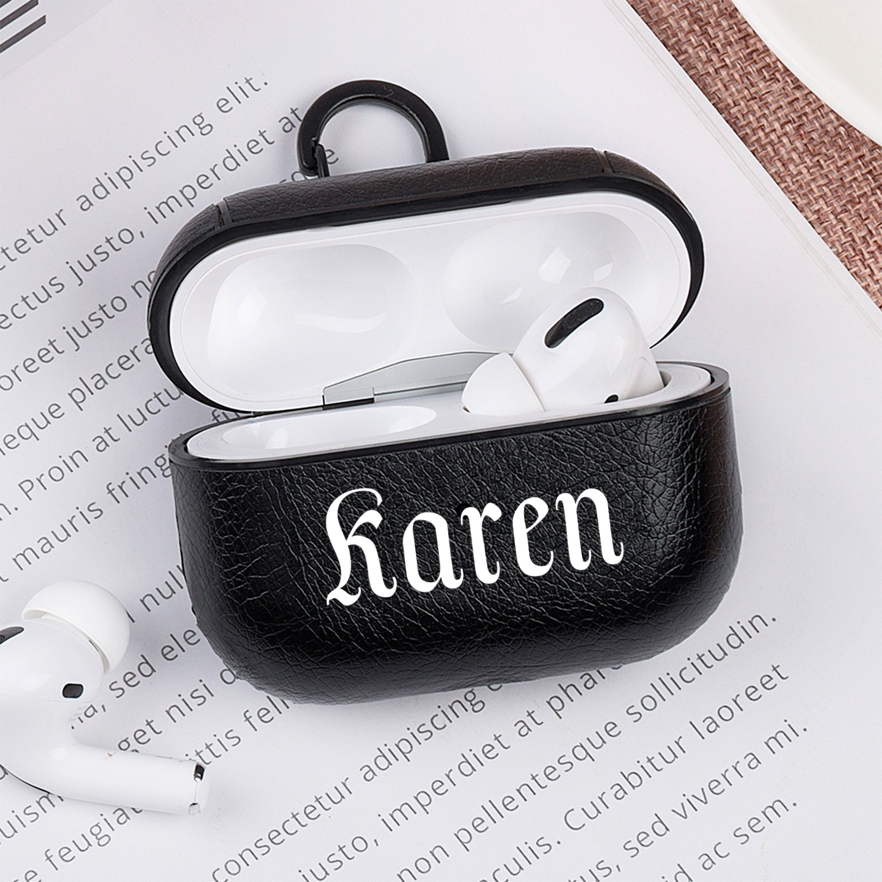 Customized Name AirPod Case For Girls Leather AirPod Pro Case Etsy