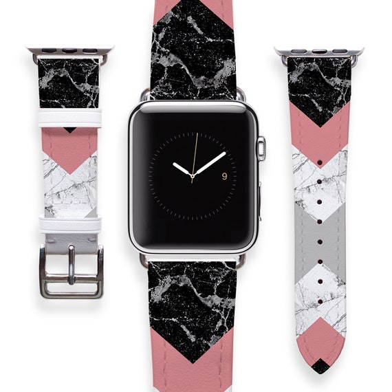 Band Women Apple Watch Strap Genuine precious stone marble Apple Watch