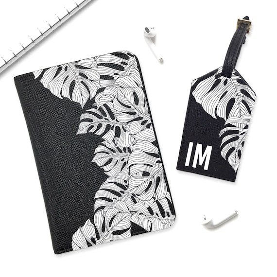 Banana Leaf Quilt Multi-purpose Travel Passport Set With Storage Bag Leather Passport Holder Passport Holder With Passport Holder Travel Wallet