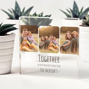 Personalised Photo Print Acrylic Block Plaque, Photo Print Acrylic Block, Custom Photo Block, Family Plaque, Mother&#39;s Day Gift #6559049