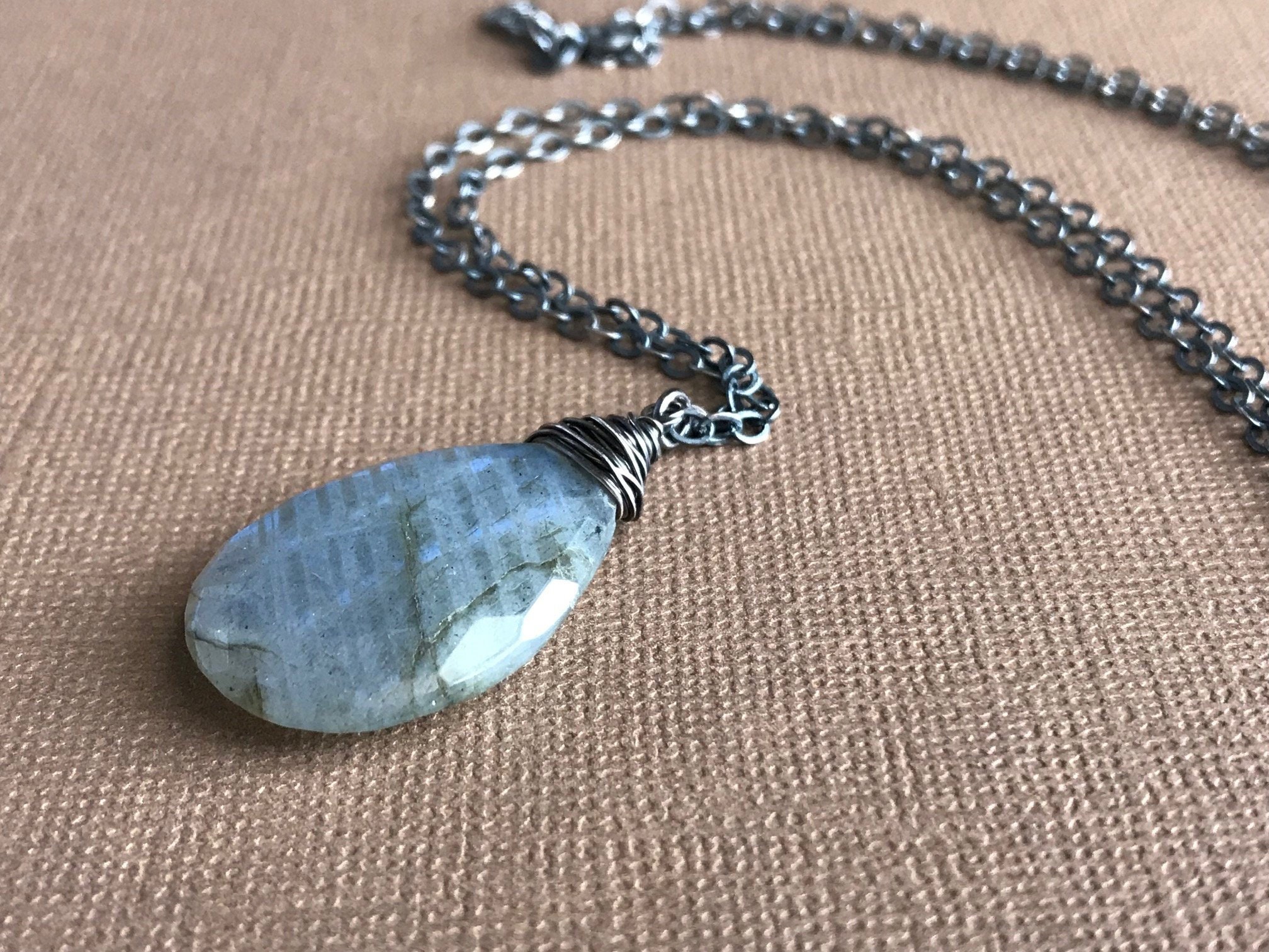 Perline Di Pietra Naturale Rotonde Flash Labradorites Perline - Foto 3