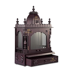 18&quot; VC - Small Temple for Home & Pooja Mandir with Doors