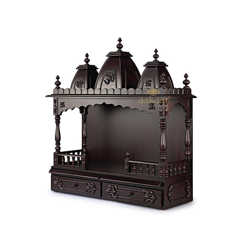 30 VO Wooden Temple Pooja Mandir for Home & Puja Etsy Australia