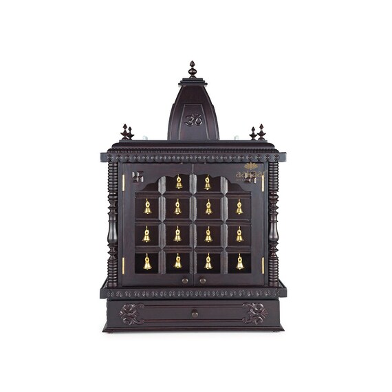 21 Kmd Wooden Temple Pooja Mandir For Home With Bell Etsy