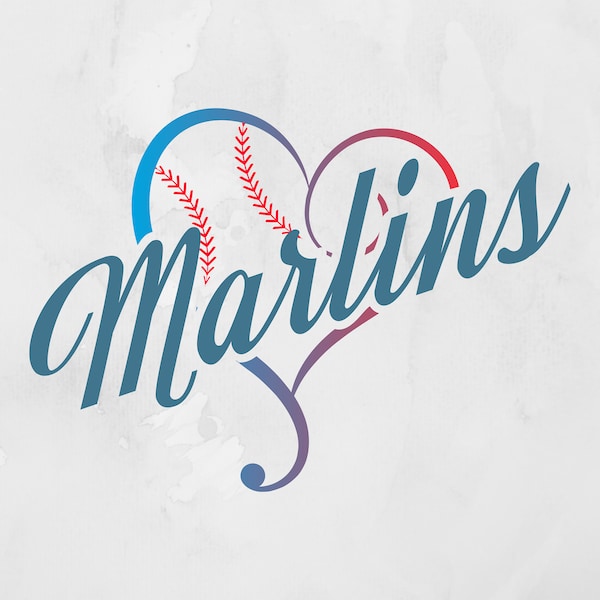 Marlins SVG, Baseball SVG, Digital File, Cut File, Sports, Marlins Cut File