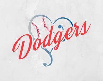 Dodgers SVG, Baseball SVG, Digital File, Cut File, Sports, Dodgers Cut File