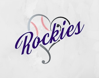 Rockies SVG, Baseball SVG, Digital File, Cut File, Sports, Rockies Cut File