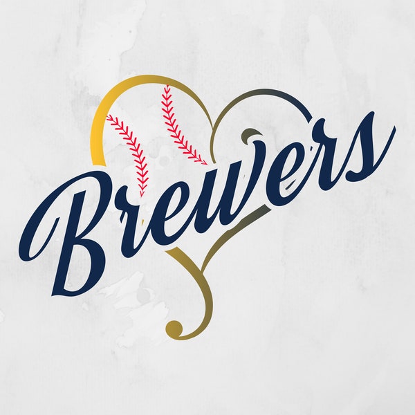 Brewers SVG, Baseball SVG, Digital File, Cut File, Sports, Brewers Cut File