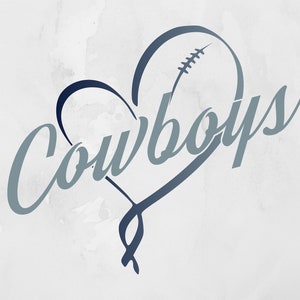 Cowboys SVG, Football SVG, Digital File, Cut File, Sports, Cowboys Cut File