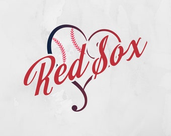 Red Sox SVG, Baseball SVG, Digital File, Cut File, Sports, Red Sox Cut File