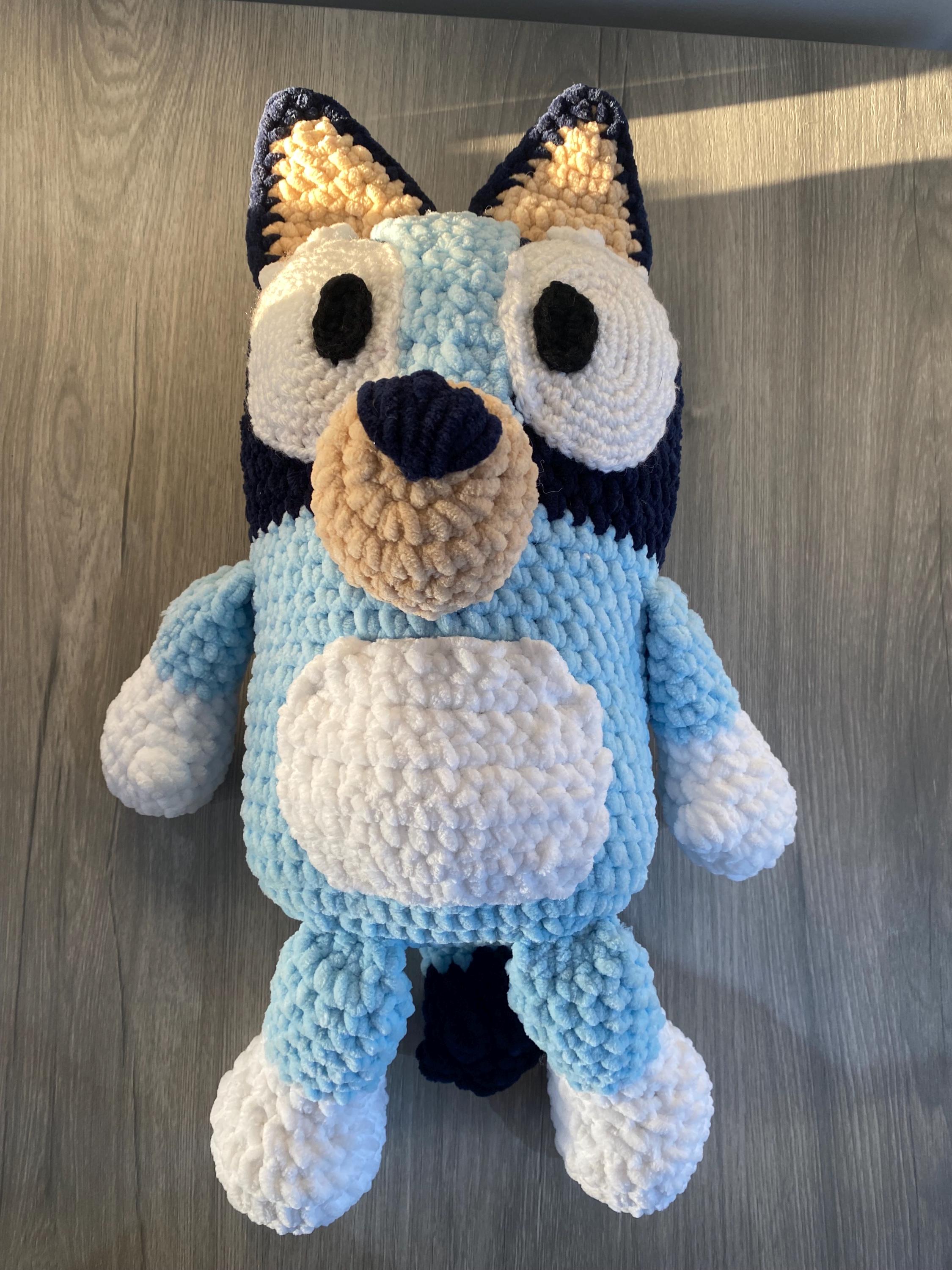 Plushey Bluey Plushie, Finished Bluey, Bluey Teddy - Etsy