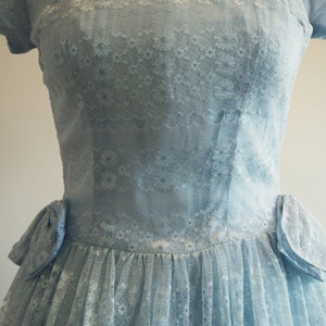 Vintage lace bridesmaid dress 1950s LAVINIA image 3