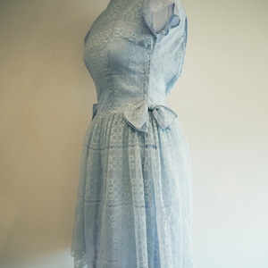 Vintage lace bridesmaid dress 1950s LAVINIA image 7