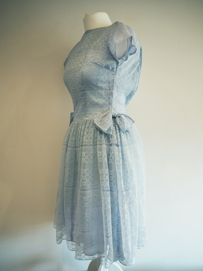 Vintage lace bridesmaid dress 1950s LAVINIA image 7