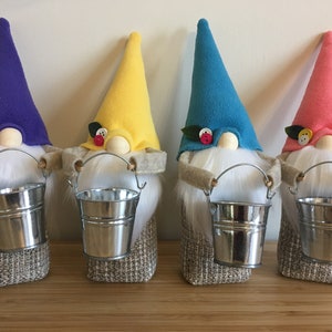 Handmade spring gnome, birthday gift gnome, teacher gift gnome, personalized gift gnome, gift for her image 8