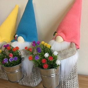 Handmade spring gnome, birthday gift gnome, teacher gift gnome, personalized gift gnome, gift for her image 4