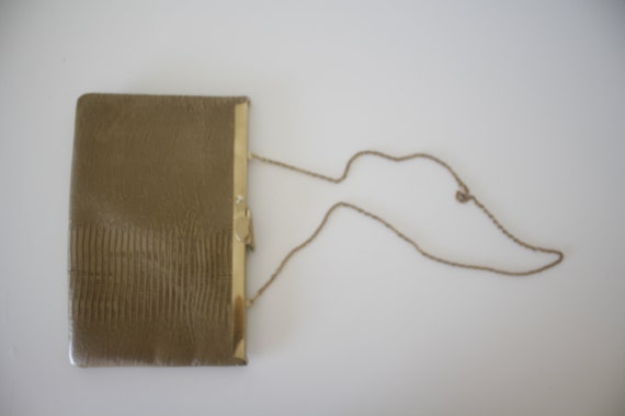 snake print purse, snake print clutch, vintage sn… - image 10