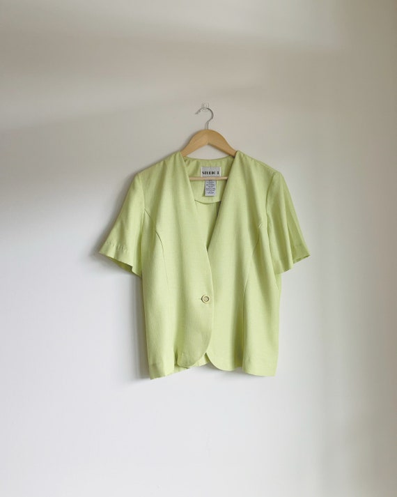 Lime green summer blazer, lime green blazer, green