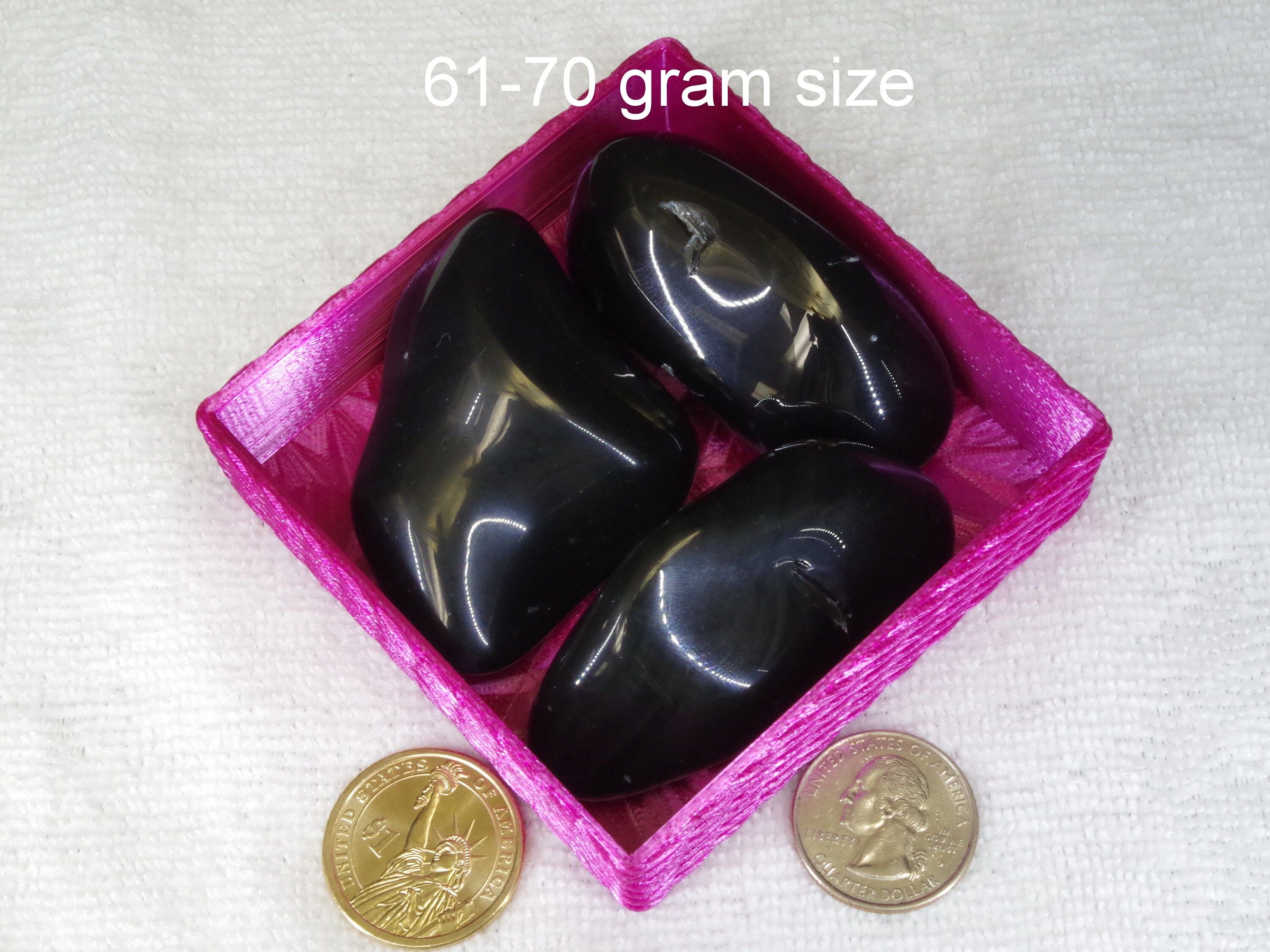Polished Black Obsidian in an Elegant and Unique Display Box. - Etsy