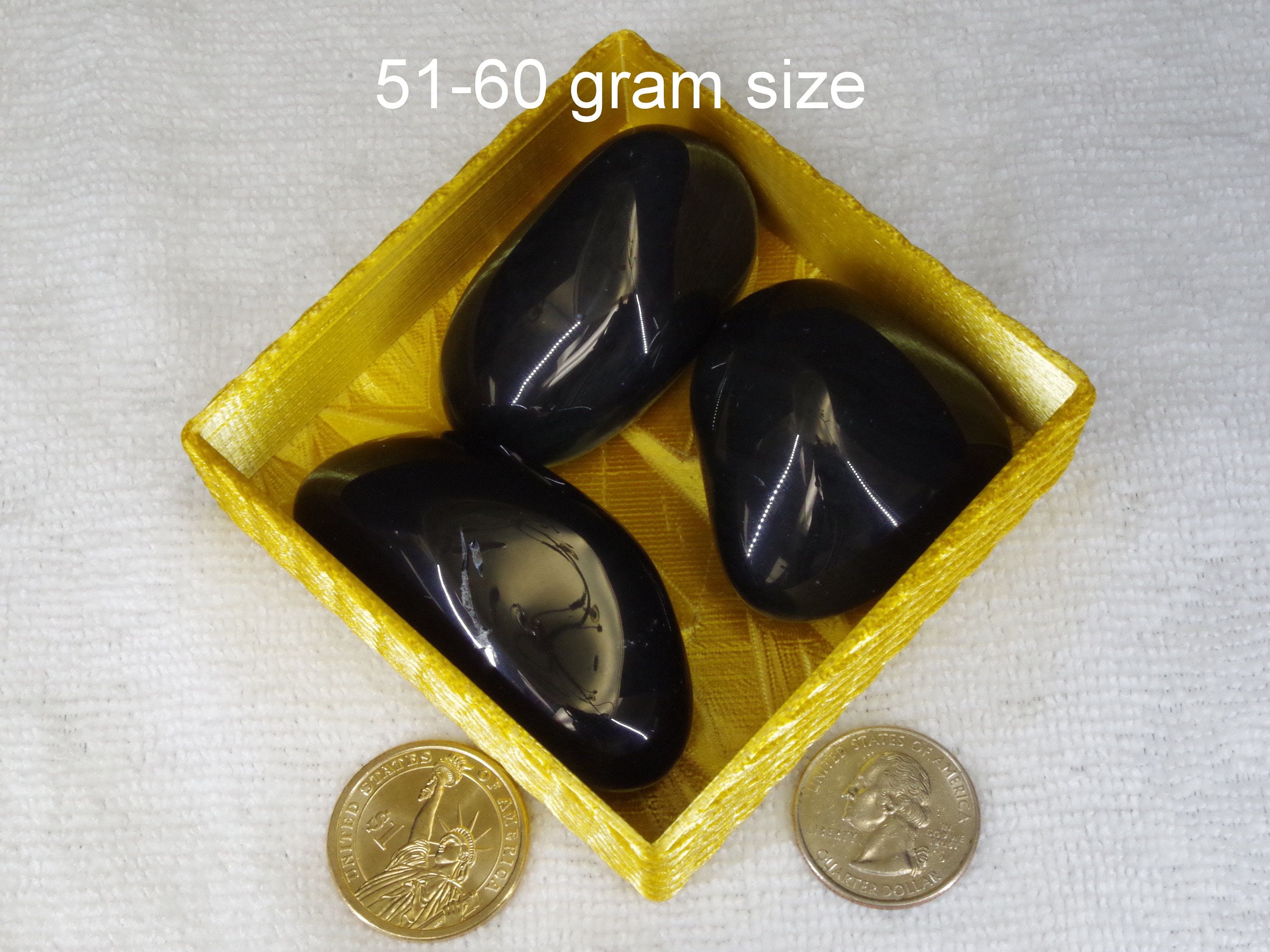Polished Black Obsidian in an Elegant and Unique Display Box. - Etsy