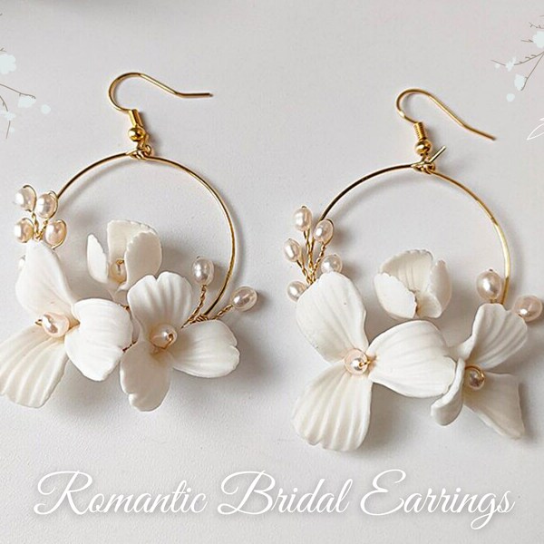 Ceramic Earrings Etsy